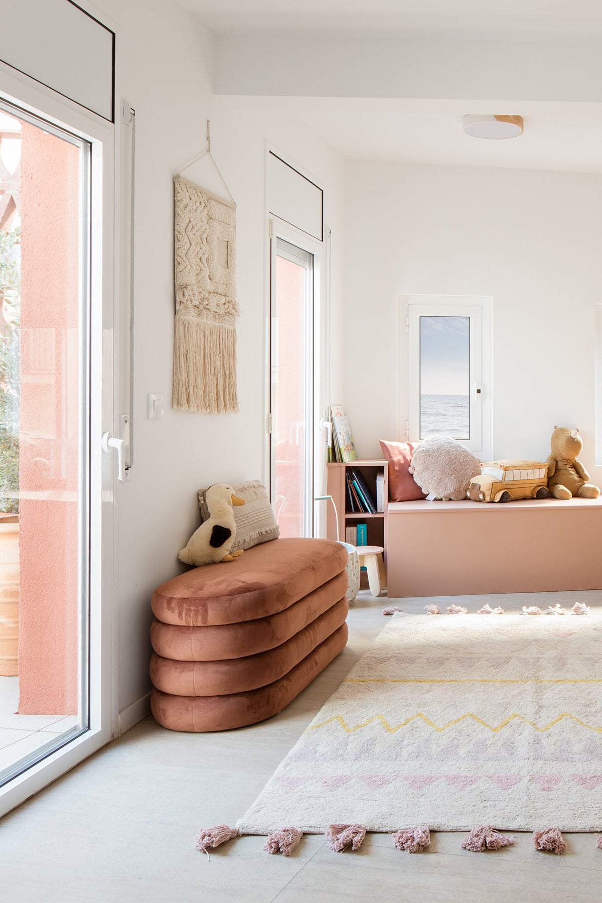 Washable Rug Azteca, Vintage Nude - Le Petit Marché Home Furniture