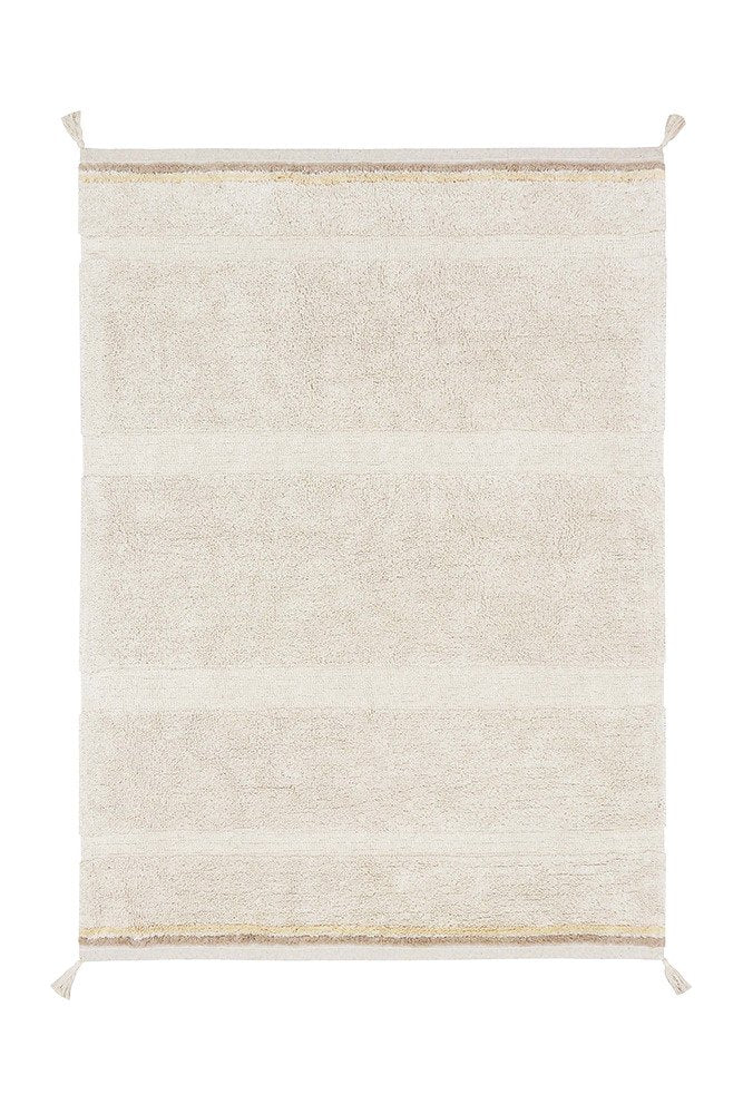 Washable Rug Bloom, Natural - Le Petit Marché Home Furniture