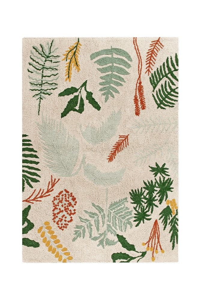 Washable Rug Botanic Plants - Le Petit Marché Home Furniture