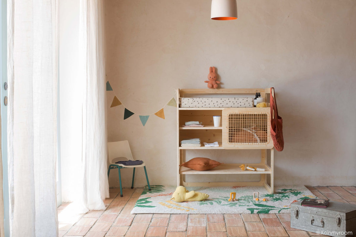 Washable Rug Botanic Plants - Le Petit Marché Home Furniture