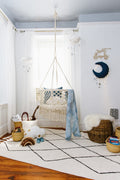 Washable Rug Bereber Beige - Le Petit Marché Home Furniture