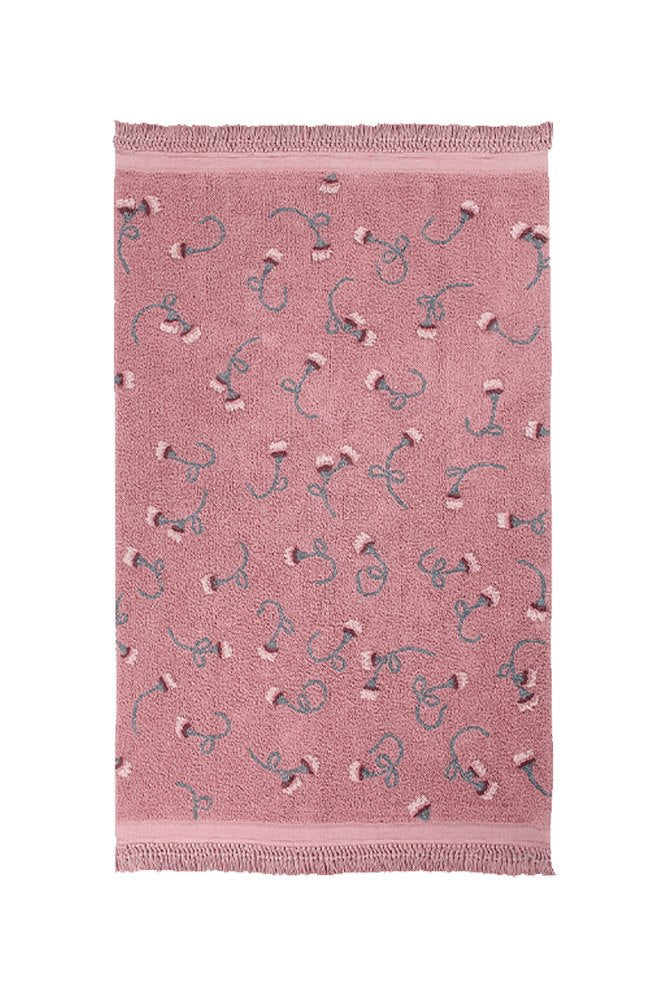 Washable Rug English Garden Ash Rose - Le Petit Marché Home Furniture
