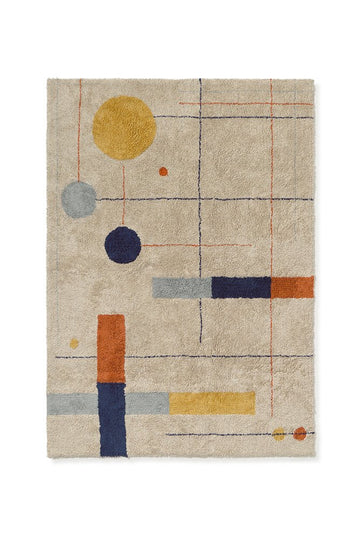 Washable Rug Geometrical Shapes - Le Petit Marché Home Furniture