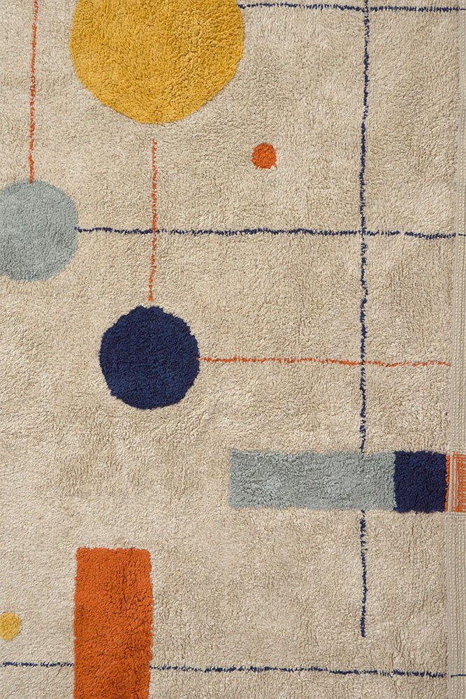 Washable Rug Geometrical Shapes - Le Petit Marché Home Furniture