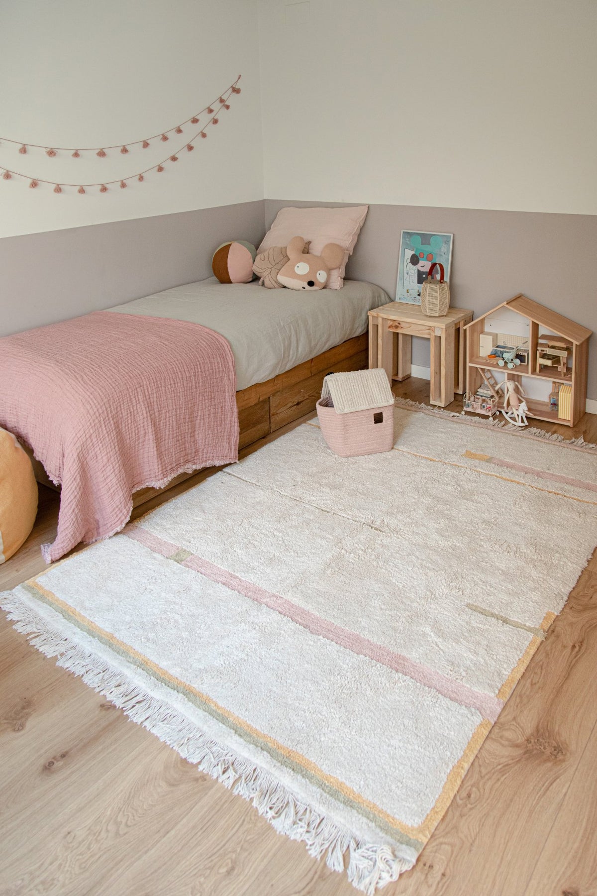 Washable Rug Lanes, Vintage Nude - Le Petit Marché Home Furniture
