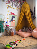Washable Rug Monstera, Honey - Le Petit Marché Home Furniture