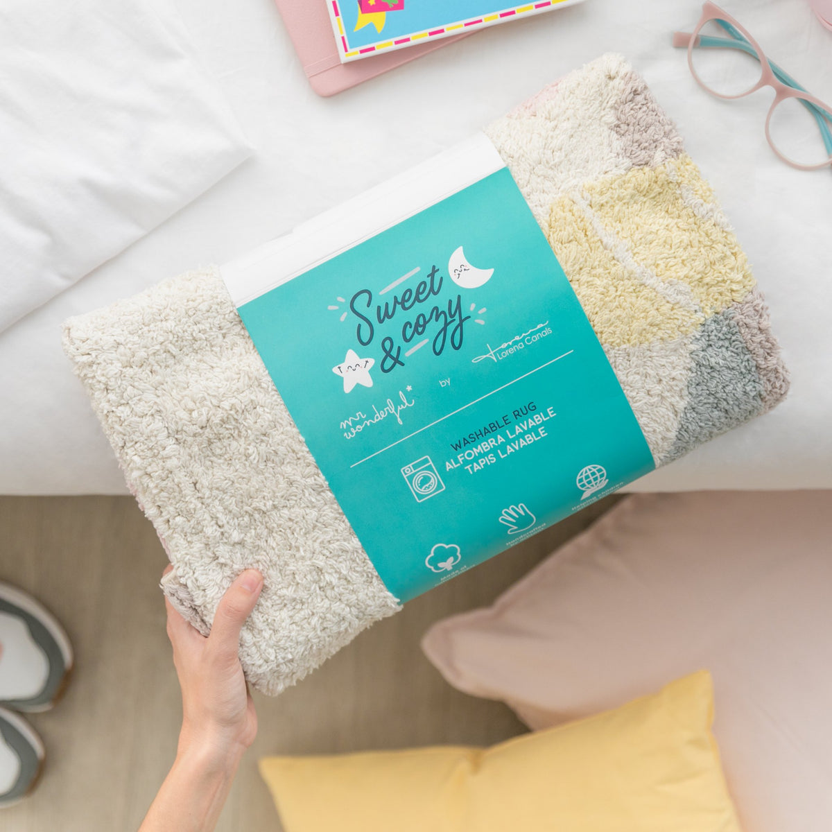 Washable Rug Believe in Yourself - Le Petit Marché Home Furniture