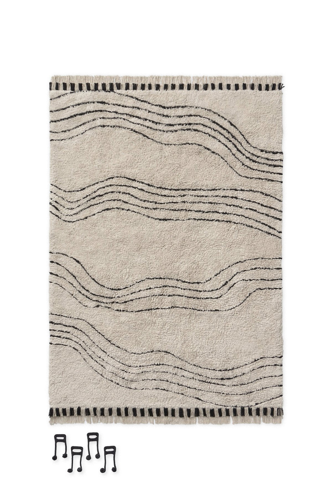 Washable Play Rug Notes - Le Petit Marché Home Furniture