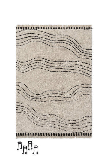 Washable Play Rug Notes - Le Petit Marché Home Furniture