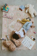 Washable Rug Persian, Pink - Le Petit Marché Home Furniture
