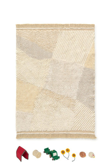 Washable Play Rug Farm Fields - Le Petit Marché Home Furniture