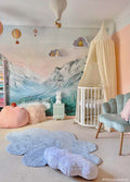 Washable Rug Puffy Dream Blue - Le Petit Marché Home Furniture