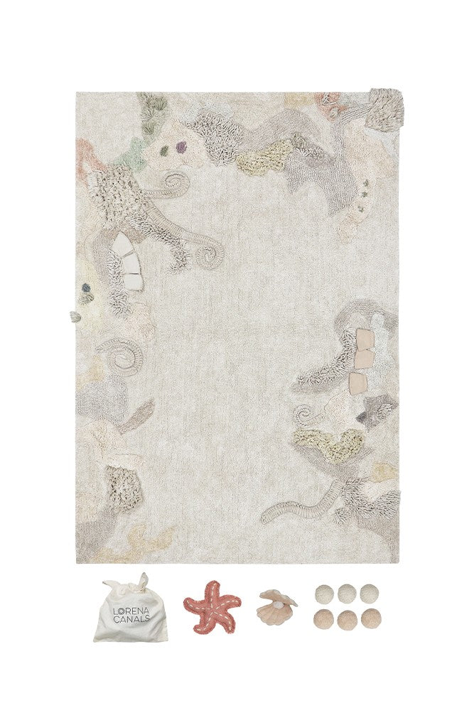 Washable Play Rug Seabed - Le Petit Marché Home Furniture