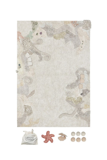 Washable Play Rug Seabed - Le Petit Marché Home Furniture