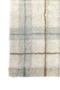 Washable Rug Tartan, Blue Sage - Le Petit Marché Home Furniture