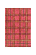 Washable Rug Tartan, Vintage Red - Le Petit Marché Home Furniture