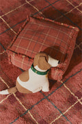 Washable Rug Tartan, Vintage Red - Le Petit Marché Home Furniture