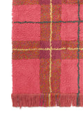 Washable Rug Tartan, Vintage Red - Le Petit Marché Home Furniture