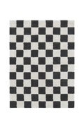 Washable Rug Kitchen Tiles, Dark Grey - Le Petit Marché Home Furniture