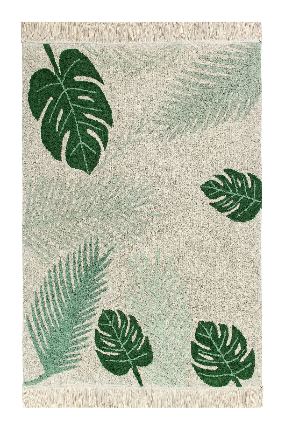 Washable Rug Tropical Green - Le Petit Marché Home Furniture