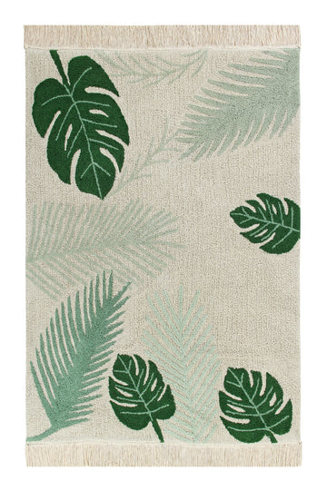 Washable Rug Tropical Green - Le Petit Marché Home Furniture