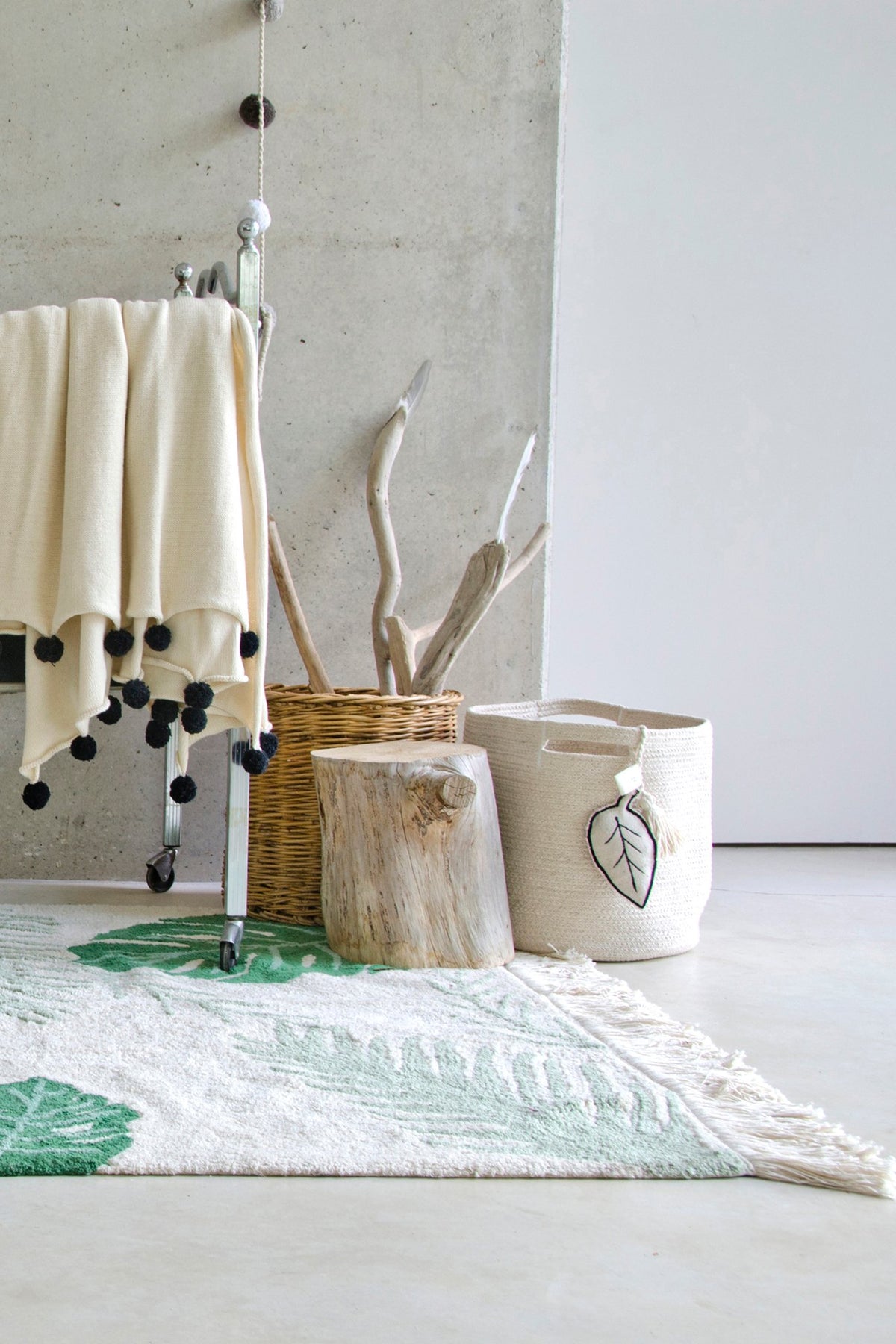 Washable Rug Tropical Green - Le Petit Marché Home Furniture