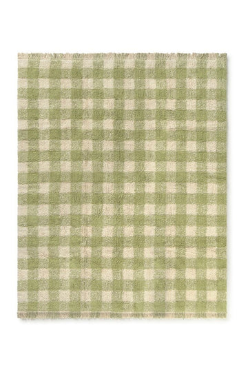Washable Rug Vichy Matcha - Le Petit Marché Home Furniture