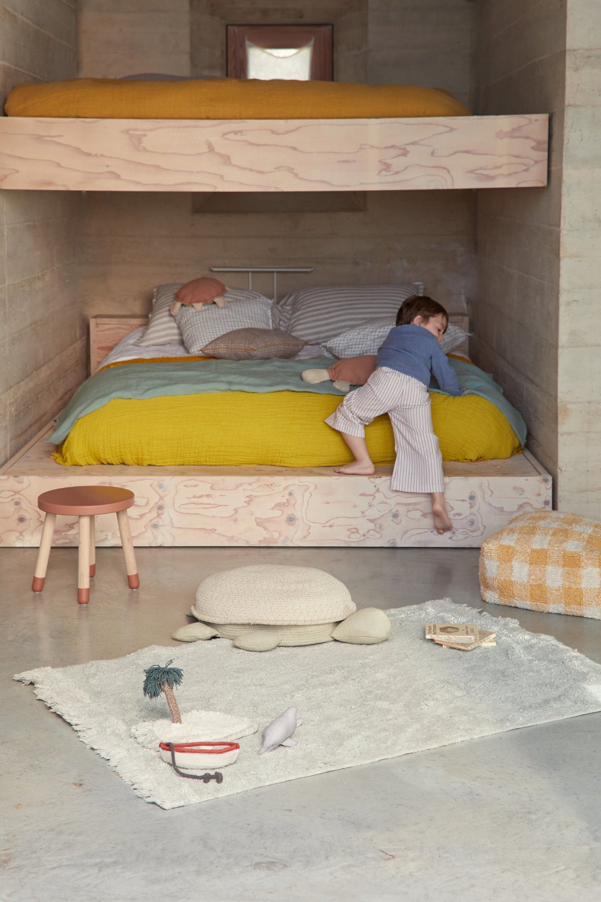 Washable Play Rug Waves - Le Petit Marché Home Furniture