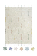 Washable Play Rug Wildflowers - Le Petit Marché Home Furniture