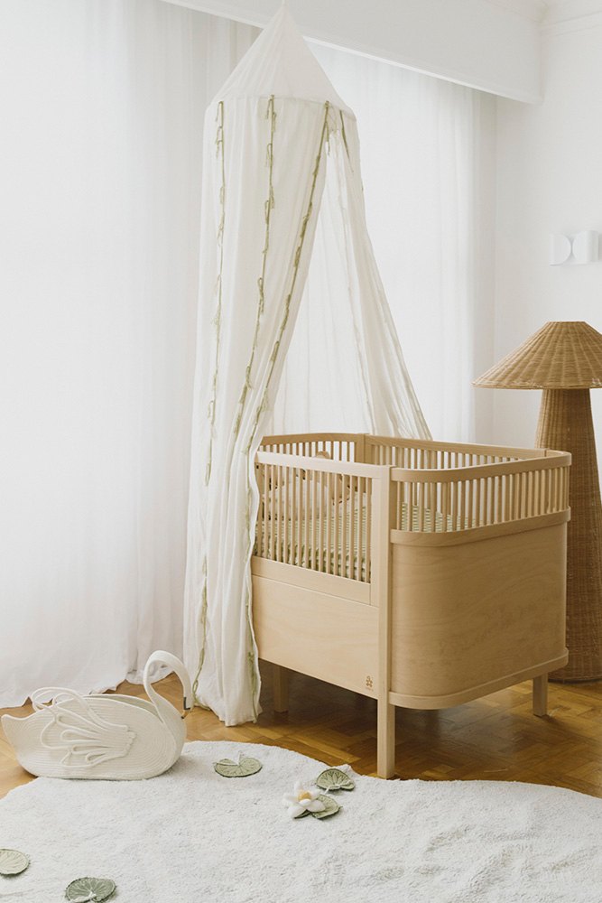 Canopy Crepe Swan, Ivory - Le Petit Marché Home Furniture