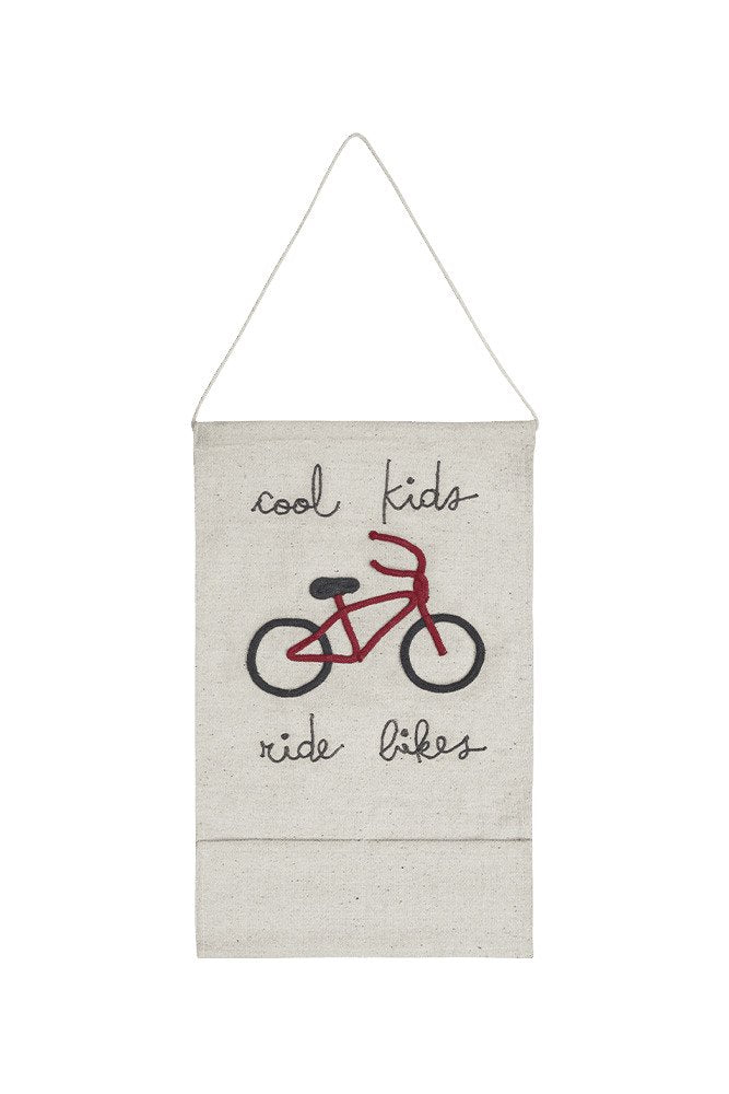 Wall pocket hanger Cool Kids Ride Bikes - Le Petit Marché Home Furniture