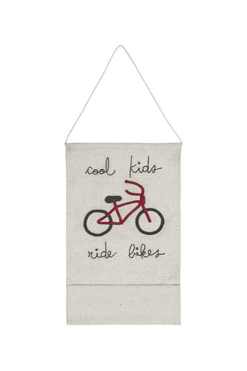 Wall pocket hanger Cool Kids Ride Bikes - Le Petit Marché Home Furniture