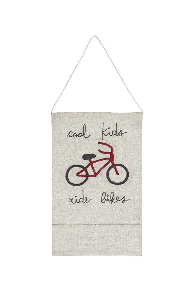 Wall pocket hanger Cool Kids Ride Bikes - Le Petit Marché Home Furniture