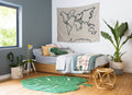 Wall hanging Canvas Map - Le Petit Marché Home Furniture