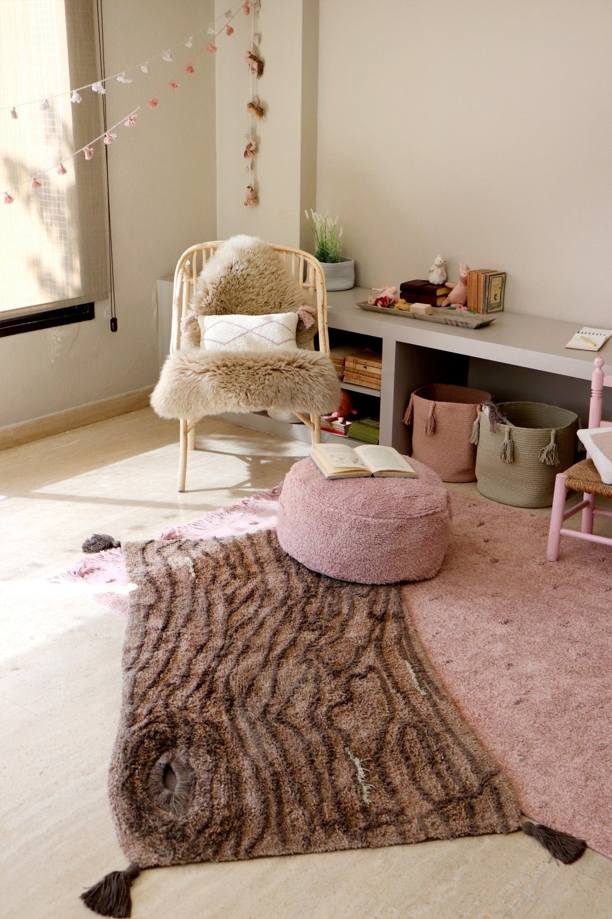 Pouf Chill, Vintage Nude - Le Petit Marché Home Furniture