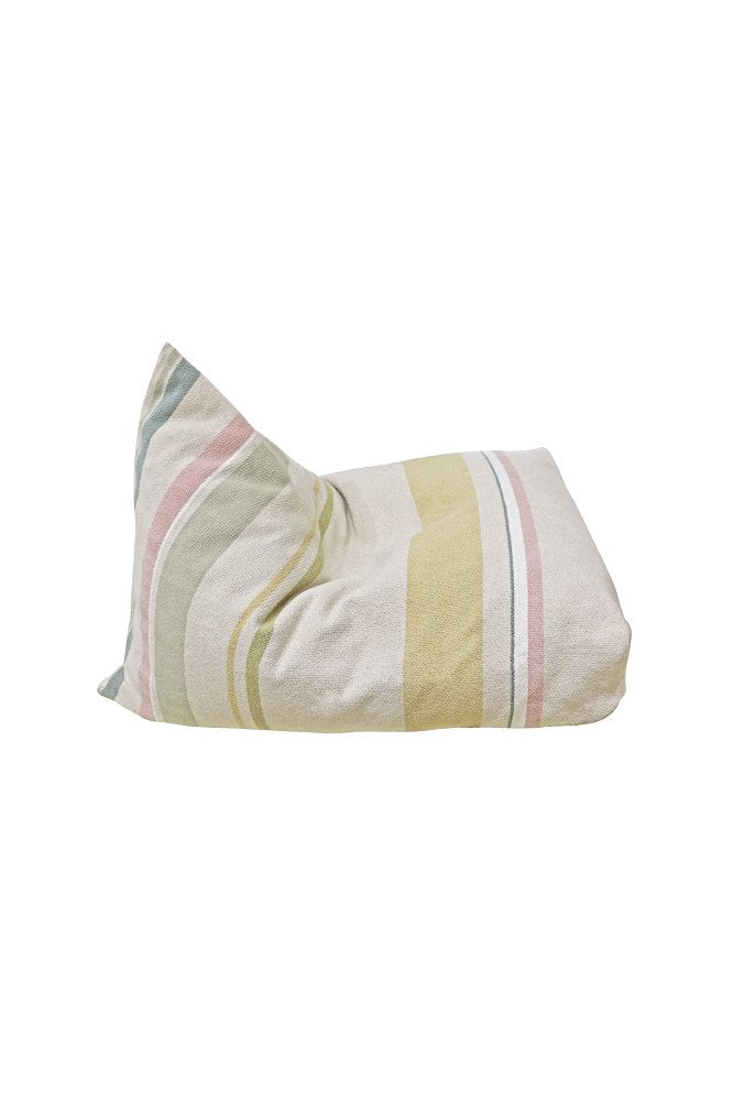 Pouf Cleo multi stripe - Le Petit Marché Home Furniture
