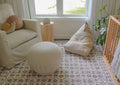 Pouf Cleo multi stripe - Le Petit Marché Home Furniture