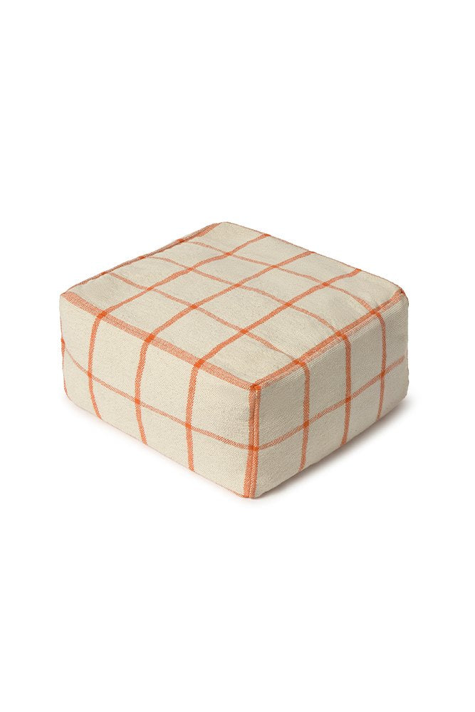 Pouf Geo Block Natural - Le Petit Marché Home Furniture