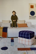 Pouf Geo Block Natural - Le Petit Marché Home Furniture