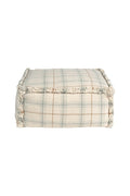 Handloom Pouf, Blue Sage - Le Petit Marché Home Furniture