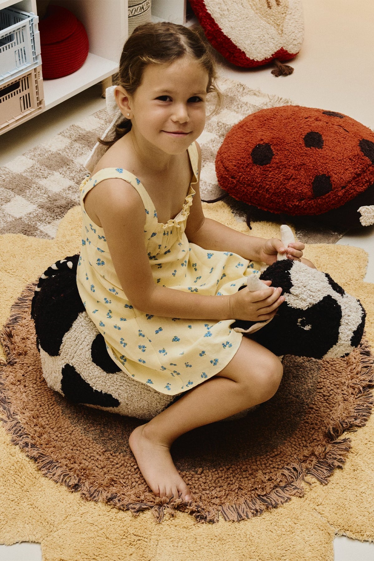 Pouf Cow Lola - Le Petit Marché Home Furniture