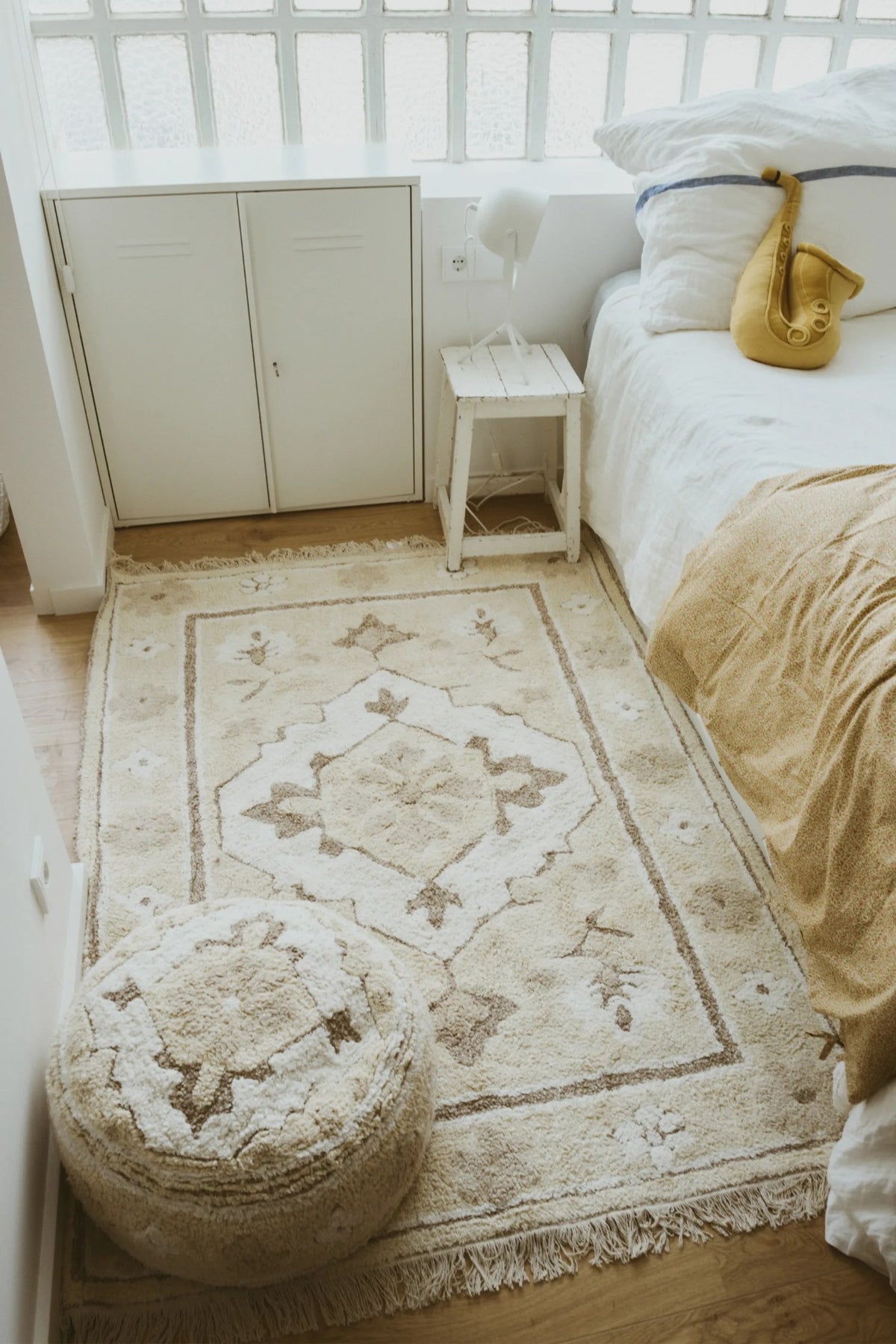 Pouf Persian, Natural - Le Petit Marché Home Furniture