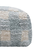 Pouf Vichy, Blue Sage - Le Petit Marché Home Furniture