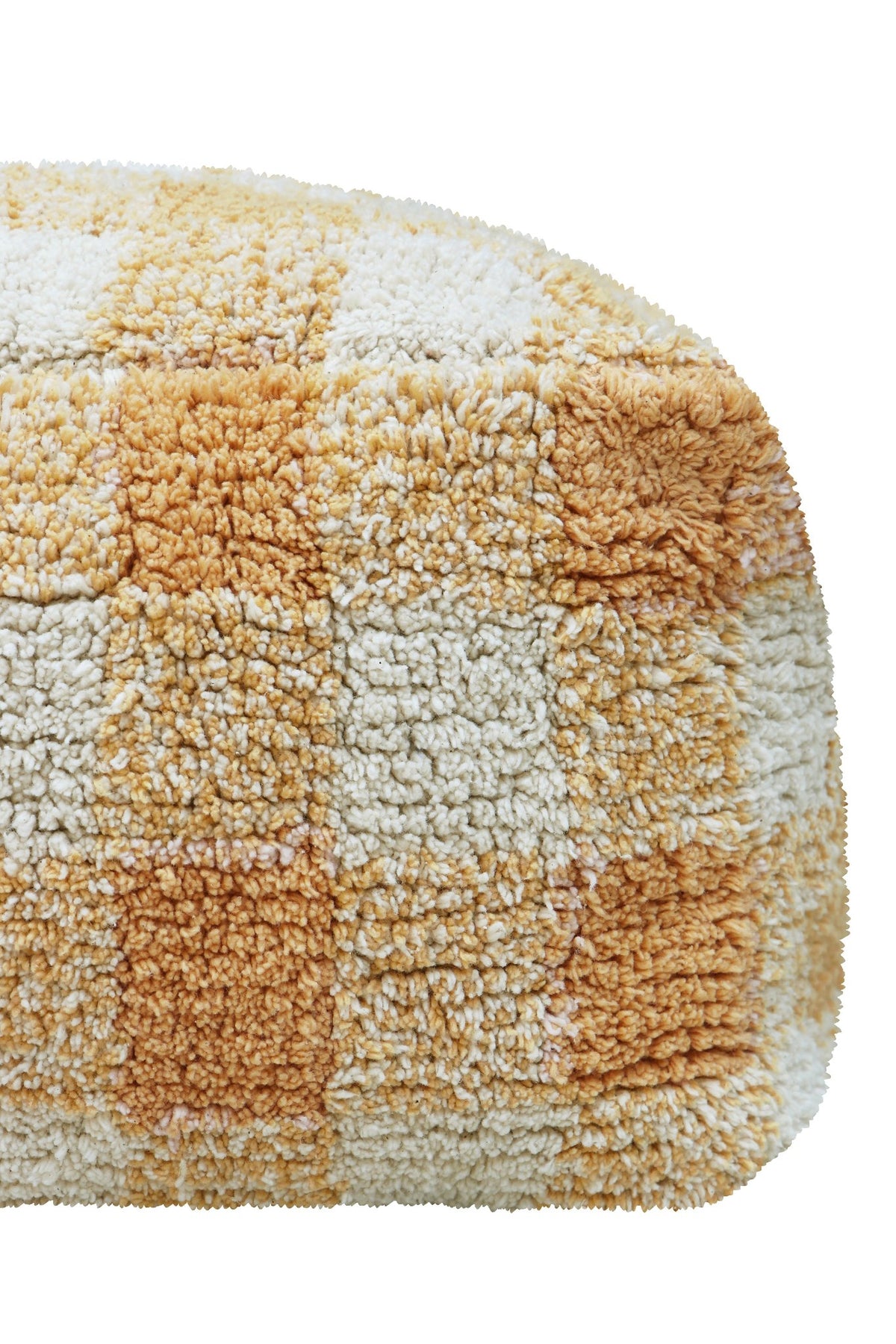 Pouf Vichy, Honey - Le Petit Marché Home Furniture
