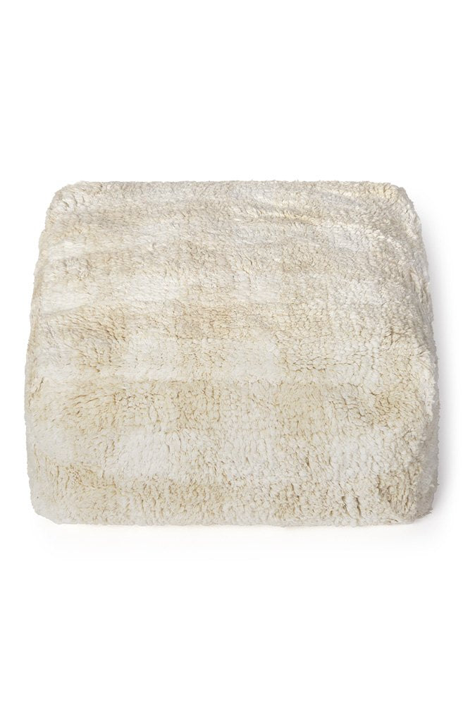 Pouf Vichy Ivory - Le Petit Marché Home Furniture