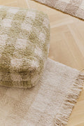 Pouf Vichy Matcha - Le Petit Marché Home Furniture