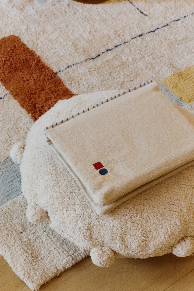 Floor cushion Bubbly Natural - Le Petit Marché Home Furniture