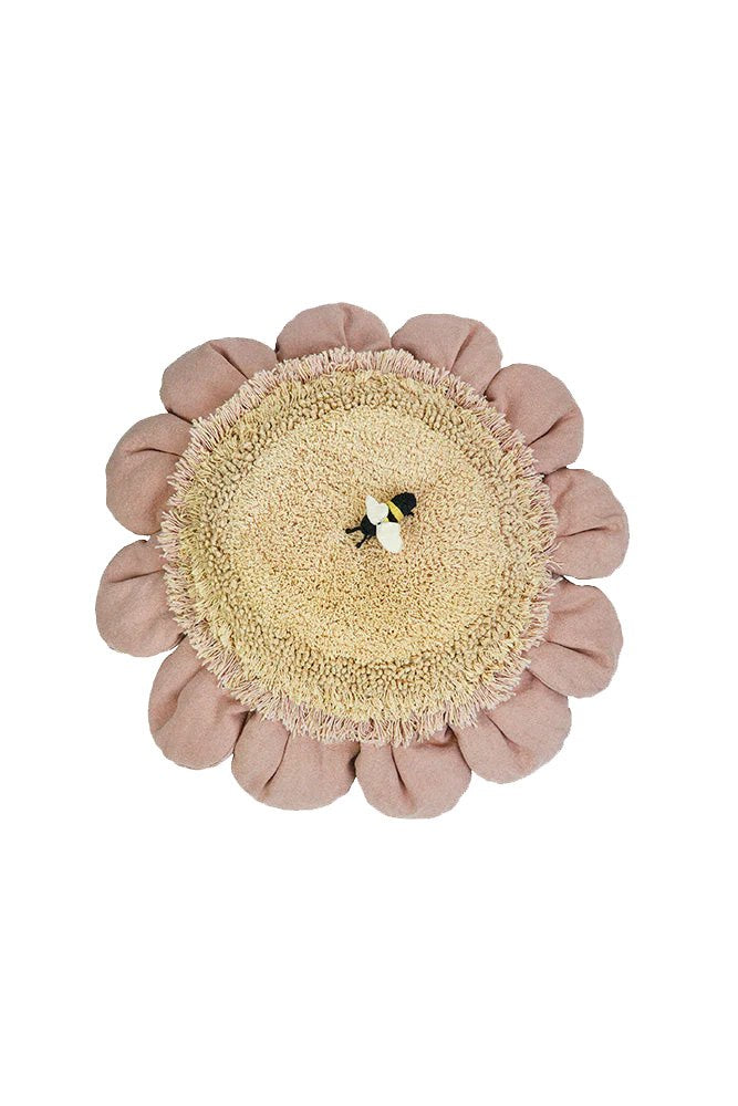 Floor cushion Pink Daisy - Le Petit Marché Home Furniture