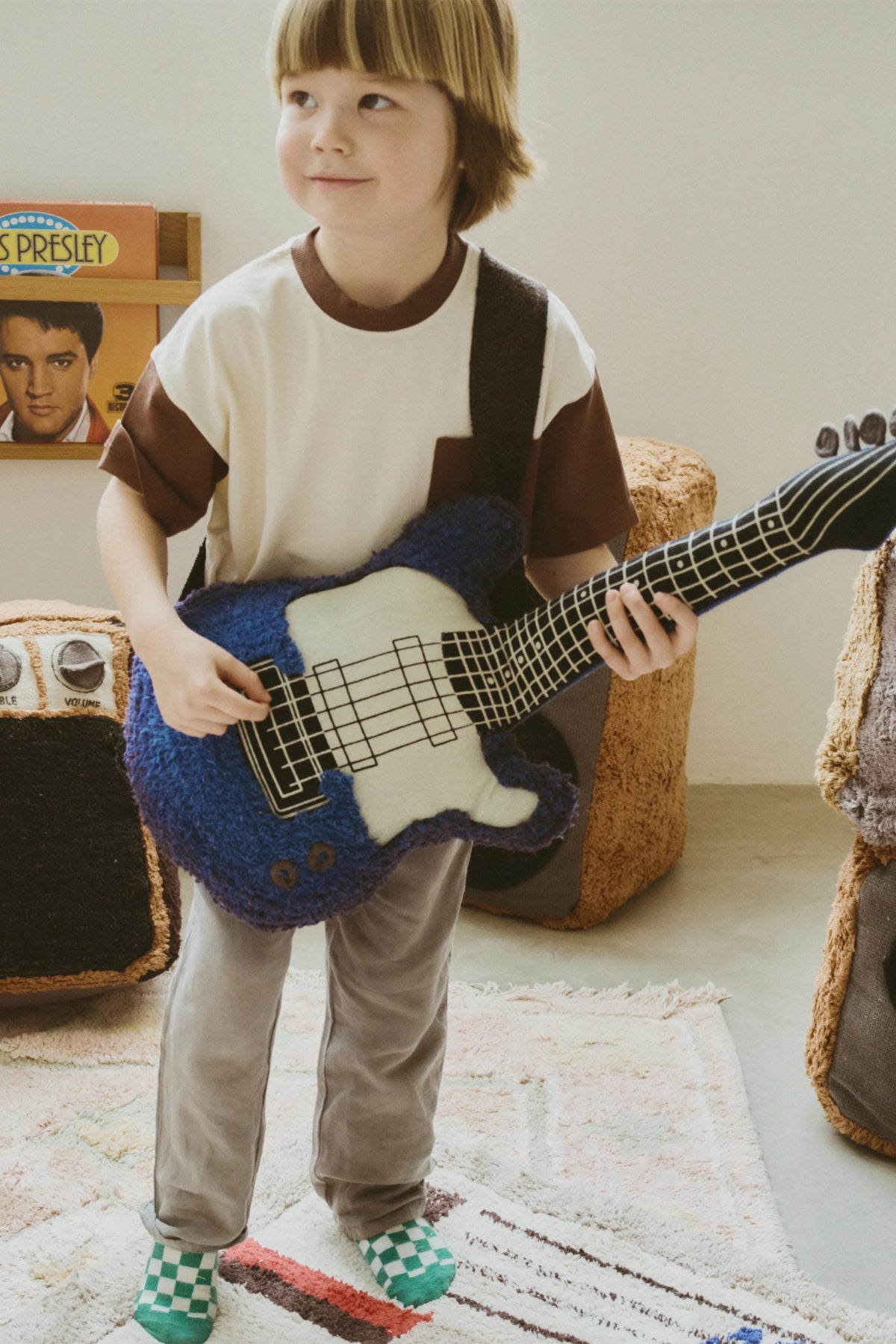 Cushion Electric Guitar - Le Petit Marché Home Furniture