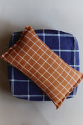 Cushion Geo Block Terracota - Le Petit Marché Home Furniture